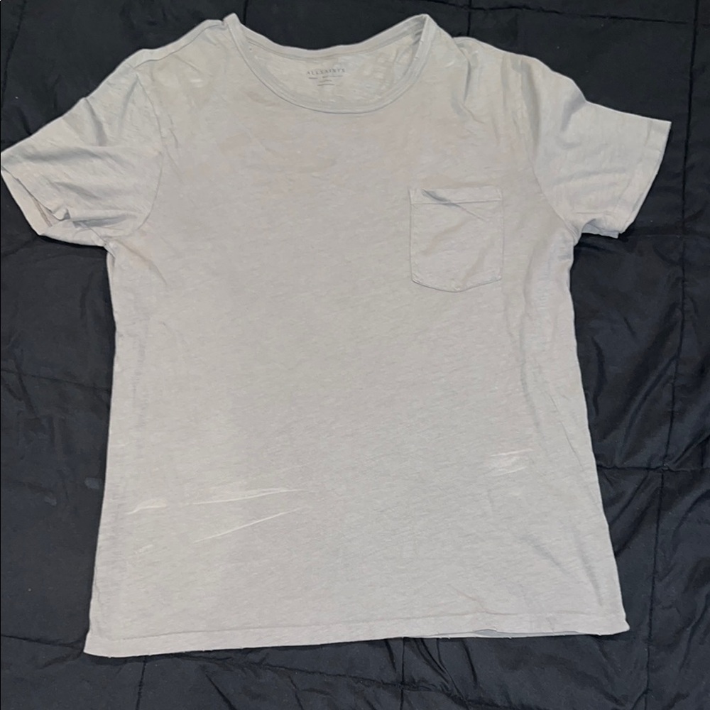 All Saints Men’s Gray T-Shirt
